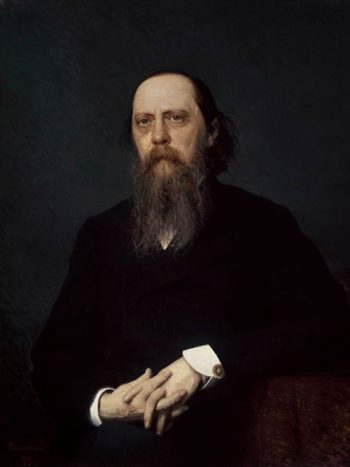 Портрет писателя М.Е. Салтыкова-Щедрина  - И.Н.Крамской (1879 г.)